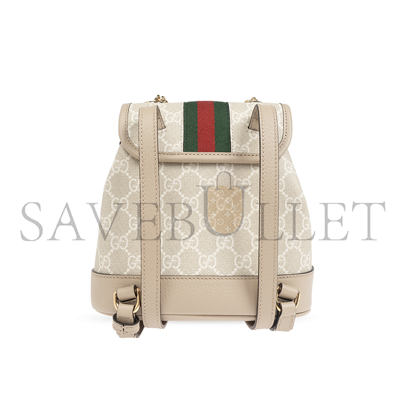 G*u*i ophidia gg beige-ebony mini backpack 795221 (20.5*20*12cm)